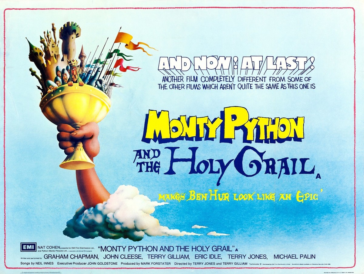 1975 Monty Python And The Holy Grail Movie Poster 11X17 King
