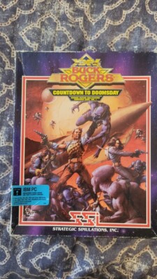 BUCK ROGERS: COUNTDOWN TO DOOMSDAY Videogame IBM 3.5 1990 (not commodore 64/C64)