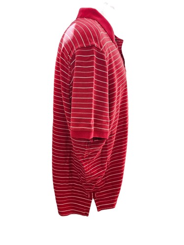Duluth Trading Shirt Mens 3XL Red Striped Polo - Picture 5 of 6
