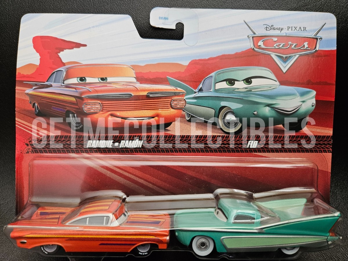 DISNEY PIXAR CARS ORANGE SUNSET RAMONE FLO 2024 2 PACK SAVE 6% | eBay