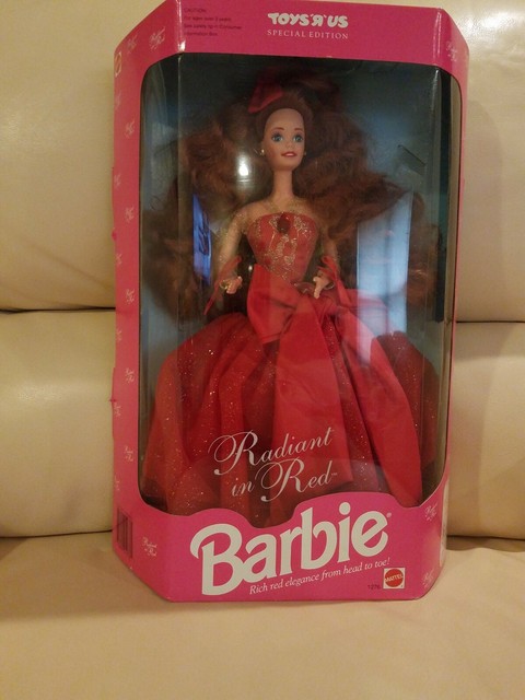 radiant in red barbie
