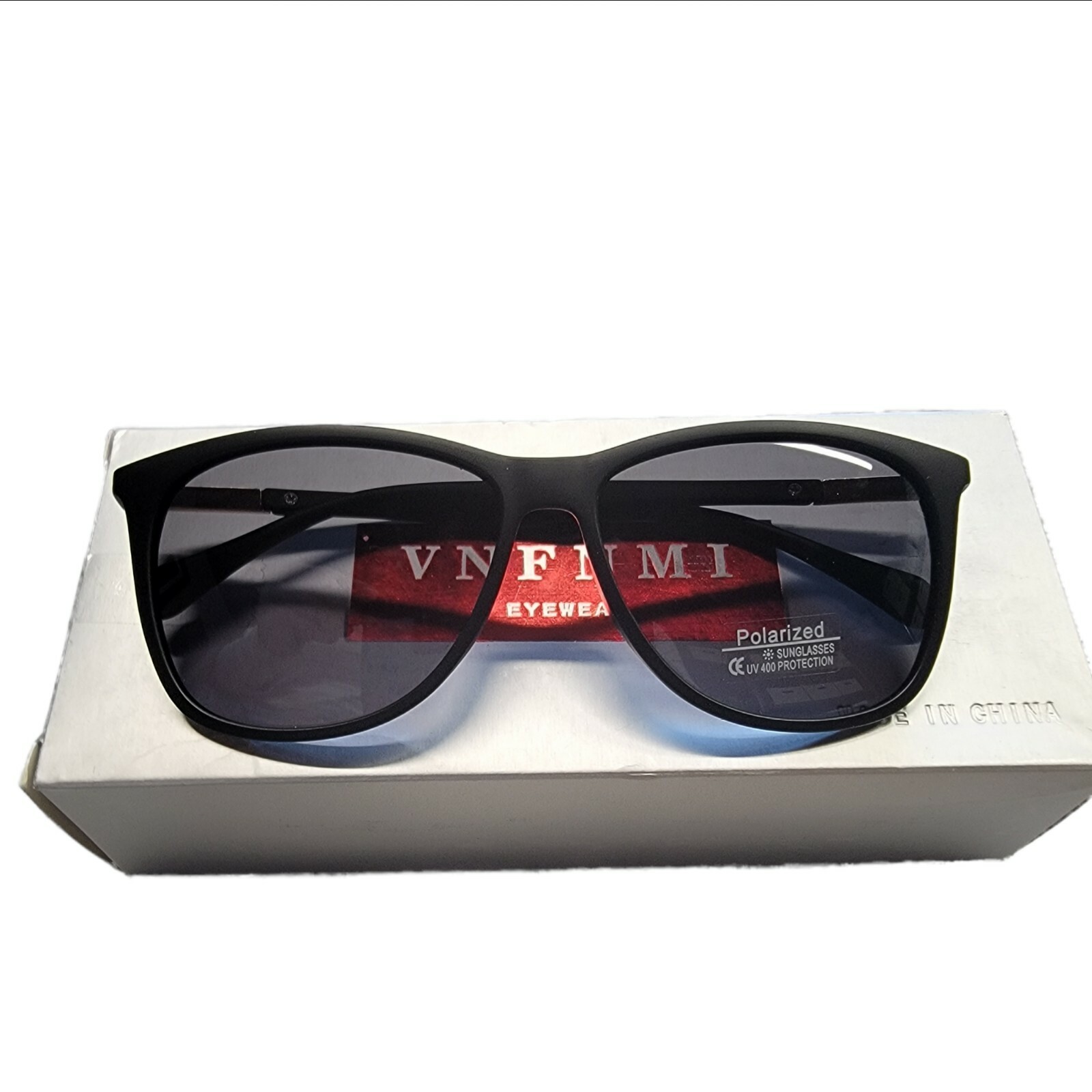 Polarized UV400 Matte Black Sunglasses for Men and Women-image