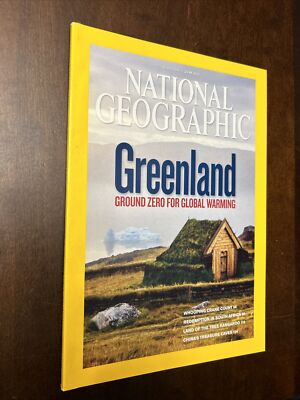 National Geographic Magazines June 2010 Greenland Ground Zero For Global Warmin