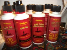 Outers Gun Oil and Bore Cleaner, 2 oz bottles, 4 bottles each