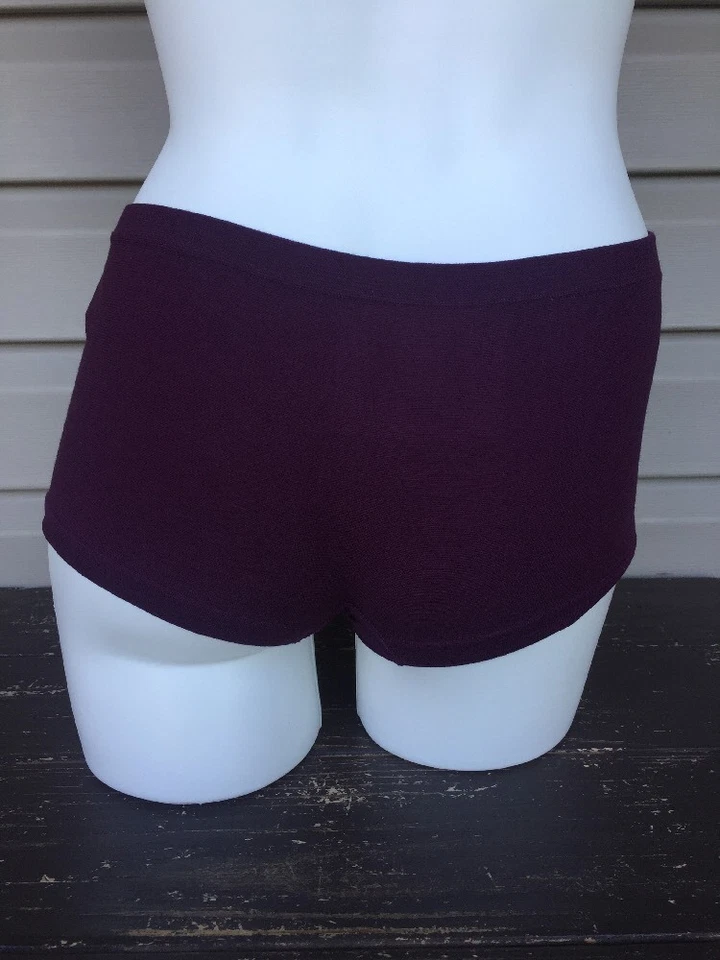 YUMMIE TUMMIE AVELLANA BOYSHORT SIN COSTURAS TIRO MEDIO PANTY PÚRPURA YT5-091 TALLA ÚNICA $12 Foto 2 de 3