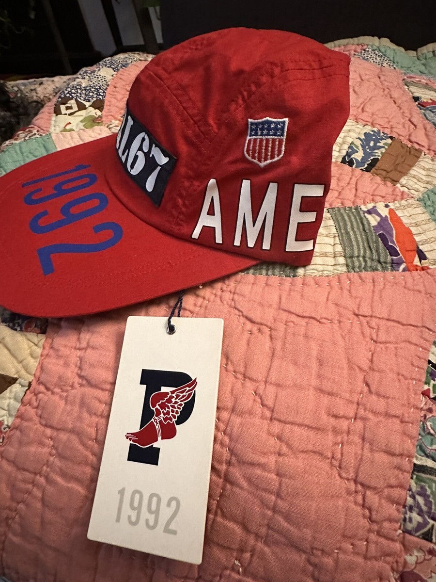 POLO Ralph Lauren Stadium 1992 Long Bill Hat Pwing Hi Tech CP-93