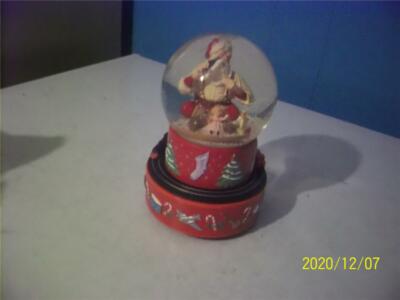 coca-cola snowglobe w /moving train plays i'd love to teach the world to sing