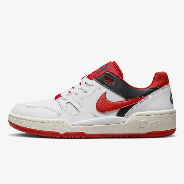 Полуботинки Nike Full Force Белый/черный/Мистический красный (FB1362-102) Доставлены в кратчайшие сроки