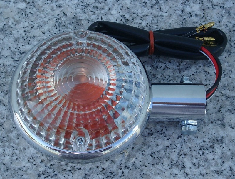 Yamaha Virago V-Max Road Royal V-Star Classic Custom Silverado CLEAR TURN SIGNAL