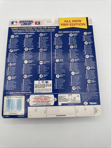 Dave Winfield 1989 Starting Lineup Action Figure. Factory Sealed SLU! - Picture 8 of 8