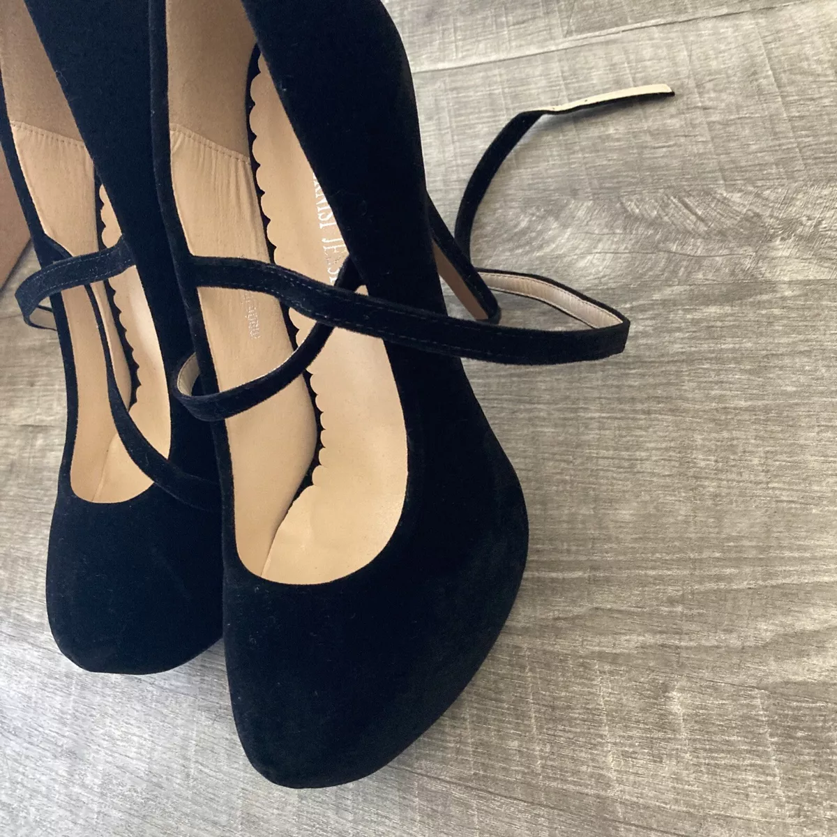 Women's Ankle Cross Strap Pumps Platform Stiletto Dress High Heel Sz 9