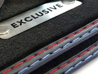 Exclusive Logo FußMatten FüR BMW 3Er E30 Coupe Bj.1982-1993 Velours Doppelnaht