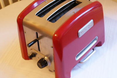 KitchenAid Artisan,2-Scheiben Retro Toaster 5KTT780 EER empire red/ rot Top Zust