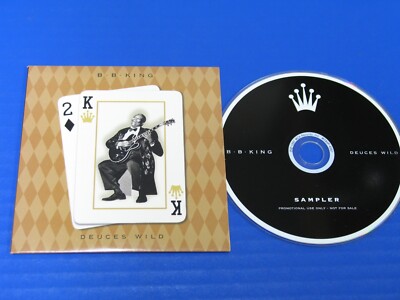 B.B. King: Deuces Wild CD Rare 3 Trk Promo w/Willie Nelson Marty Stuart Heavy D