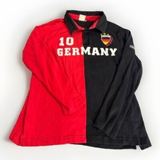 2006 FIFA WORLD CUP SOCCER GERMANY Rugby Shirt Mens Size XS Red Black