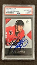NICK FOLIGNO Ottawa Senators Signed 2008 Upper Deck SP PSA Autograph Rookie Rare