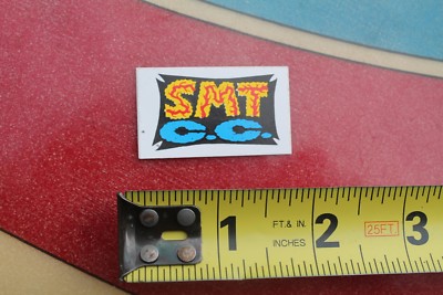 Smt Stickers SMT CC Vintage Logo Skateboards Original JA 70's Skateboarding STICKER ...