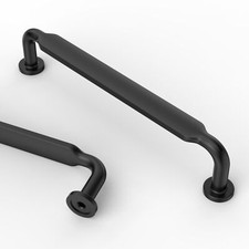 10 Pack 5 Inch 128mm Matte Black Kitchen Cabinet Handles, Cabinet Pulls Kitchen