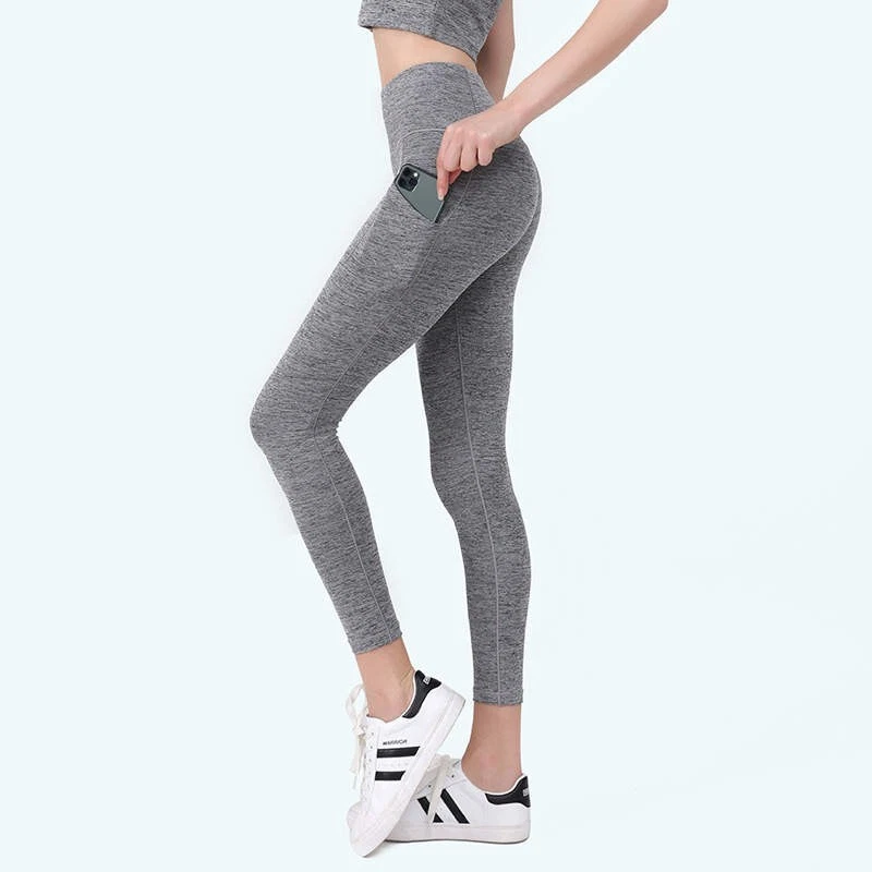 Grey spandex leggings sale