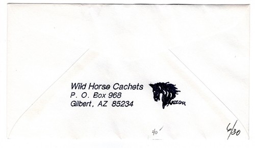 C121 Pre-Columbia America Airmail FDC 1989 - San Juan Puerto Rico PR Wild Horse - Picture 2 of 2