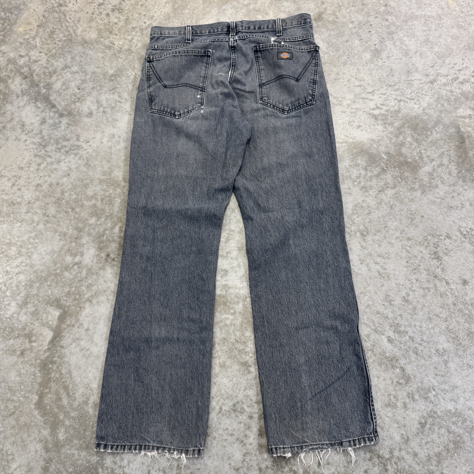 Dickies jeans mens 35 x 33 Actual y2k gray distressed baggy grunge punk skate