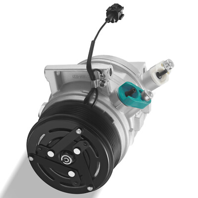 AC Compressor With Clutch For Nissan Versa, March, Tiida (2012-2019) – CR08 Style, 12V, 5-Year Warranty
