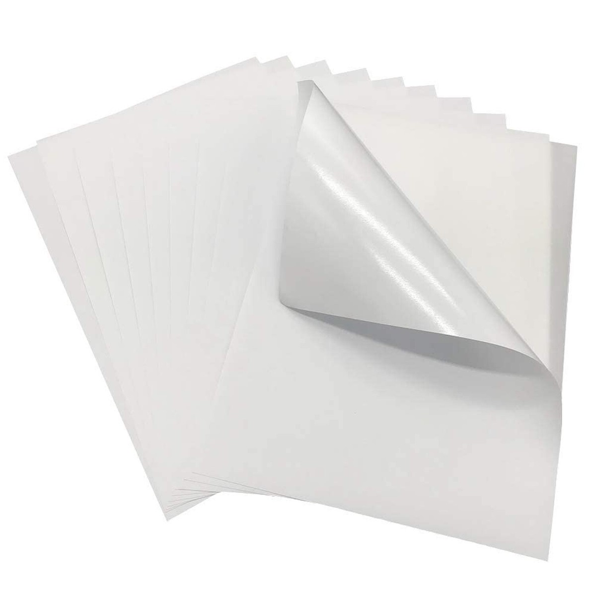 Pack of 100 Sheets-High Sticky Printable Matte Self Adhesive Full