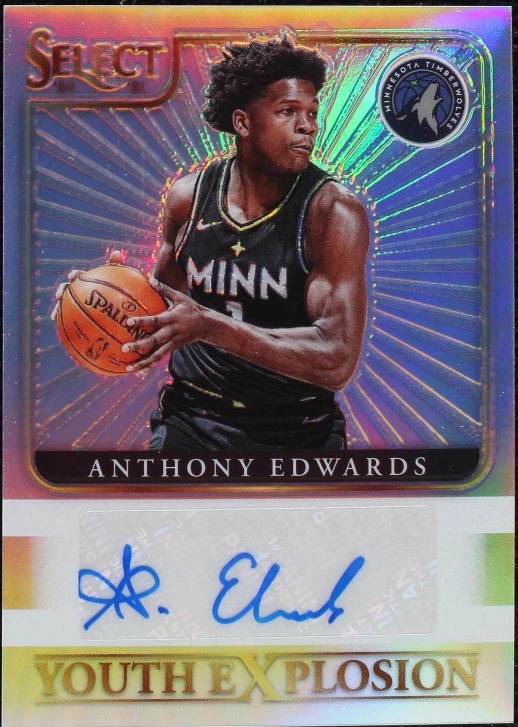 2020-21 Panini Select - Anthony Edwards #YES-AED for sale | eBay