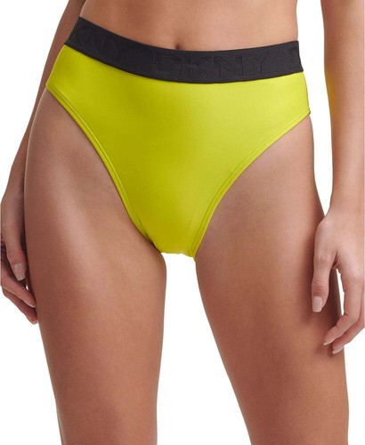 DKNY Womens Logo High-Waist Bikini Swim Bottom - Picture 4 of 24