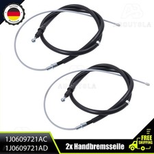 2x Handbremsseile Hinten Links Rechts für Audi A3 8L1 VW Golf 4 1J5 Seat Skoda