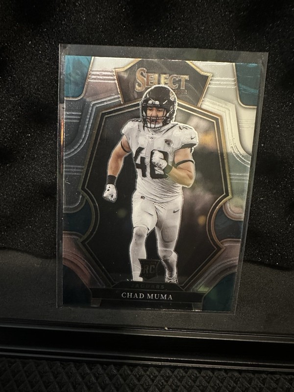2022 Panini Select - Premier Level Chad Muma #146 Silver Prizm Die-Cut (RC)