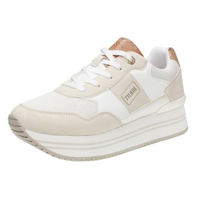 Alviero Martini Plateau Sneaker mit Geo-Print beige - Größe 39 [25,1 cm]