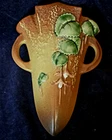 Genuine Roseville Pottery Fuchsia Pattern Wall Pocket Vase 1282 Crisp Mold