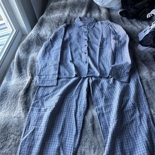 Victoria's Secret Light blue cotton pajama set size small