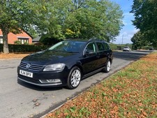 2014 VW Passat 2.0 TDI 140 EXECUTIVE diesel estate black £35 A Year TAX FSH DAB
