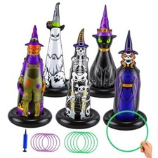 Halloween Inflatable Ring Toss Games - Halloween Game for Kids  Adults