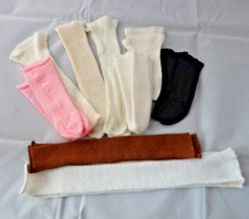VTG Lot of 9 Pairs of Socks Long Rayon/Cotton Stockings-See Photos for Sizes