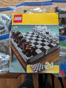 LEGO Chess 2 in 1 - 40174 - 1450 Pieces - Verified Complete Set *Retired*