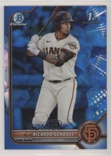 2022 Bowman Sapphire Edition Chrome Prospects Ricardo Genoves #BCP-60 0c6