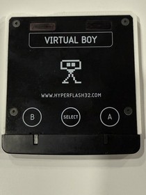 HYPERFLASH32 eInk Flash Cartridge Cart for Virtual Boy Wario Land Black White