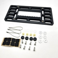 License Plate Bracket Holder, Front Bumper Car Tag Frame Mounting Kit with An...