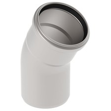 Edelstahl Bogen 30° Ø75 mm AISI 304 V2A Rohrbogen EN1.4301 Abwasser Entwässerung