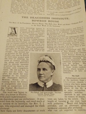 Sk247 Ephemera 1900s Edwardian Article Bowron House Miss Bushell 