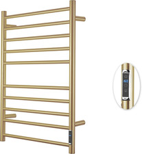 Heated Towel Racks for Bathroom, Wall Mounted Electric Towel Warmer Racks with T
