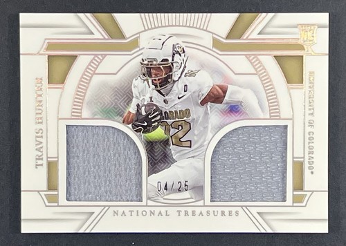 Travis Hunter #10 2025 Panini National Treasures Collegiate Saturday Treasures card