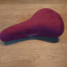 KASHIMAX Bordeaux Red Suede Saddle New Comfortable Buckskin Design