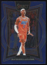 2024-25 Panini Select Blue Shai Gilgeous-Alexander Concourse Oklahoma City