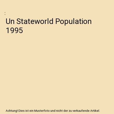 Un Stateworld Population 1995