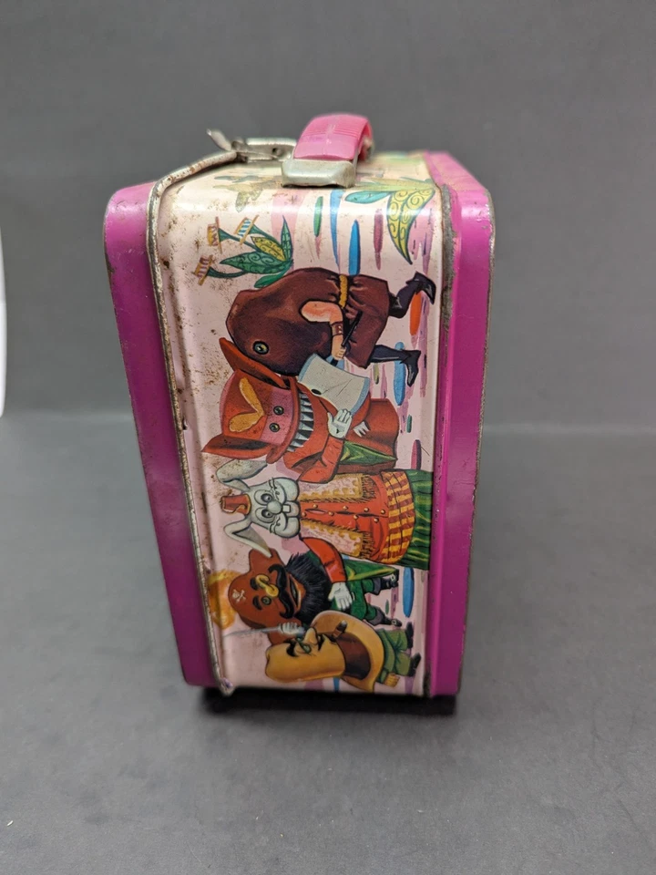 Fiambrera vintage Lidsville 1971 Sid & Marty Krofft 8 x 7 x 4 pulgadas lata Foto 3 de 4