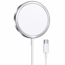 2 Pack MagSafe Wireless Charger Magnetic Pad for iPhone 17 16 15 14 USB-C Fast